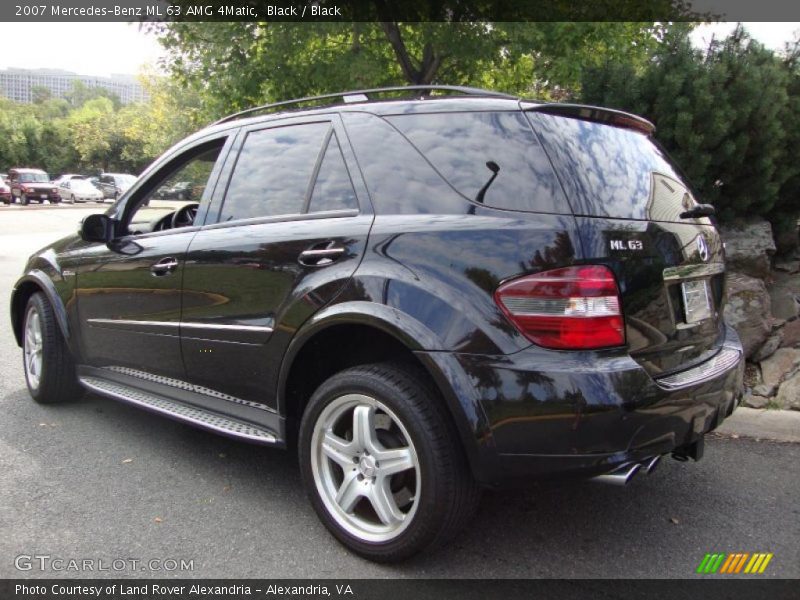 Black / Black 2007 Mercedes-Benz ML 63 AMG 4Matic
