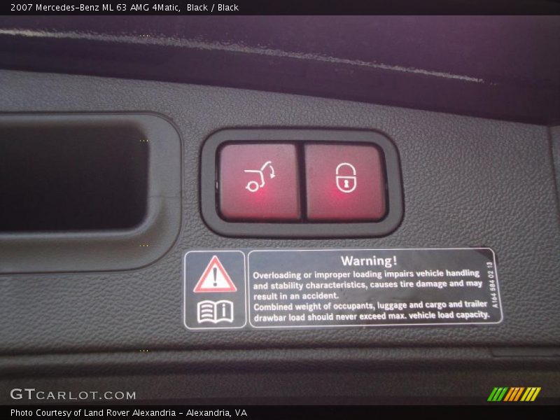 Black / Black 2007 Mercedes-Benz ML 63 AMG 4Matic