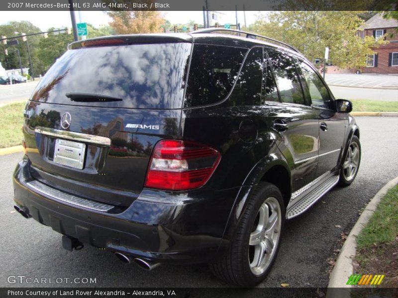Black / Black 2007 Mercedes-Benz ML 63 AMG 4Matic