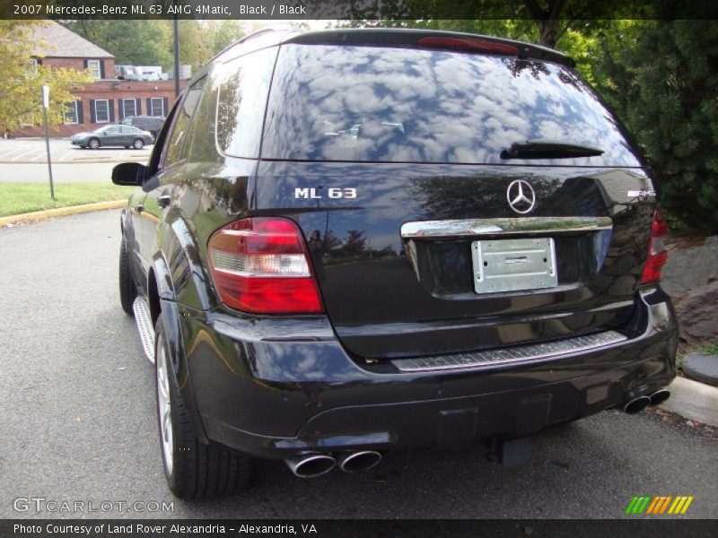 Black / Black 2007 Mercedes-Benz ML 63 AMG 4Matic