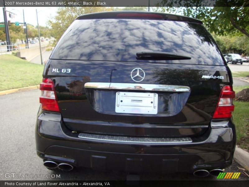 Black / Black 2007 Mercedes-Benz ML 63 AMG 4Matic