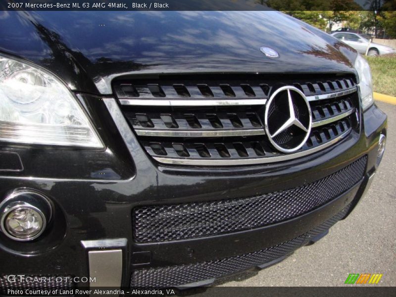 Black / Black 2007 Mercedes-Benz ML 63 AMG 4Matic