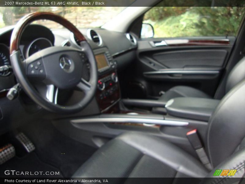 Black / Black 2007 Mercedes-Benz ML 63 AMG 4Matic