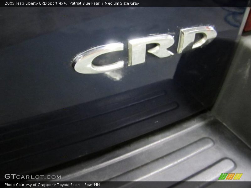 Patriot Blue Pearl / Medium Slate Gray 2005 Jeep Liberty CRD Sport 4x4