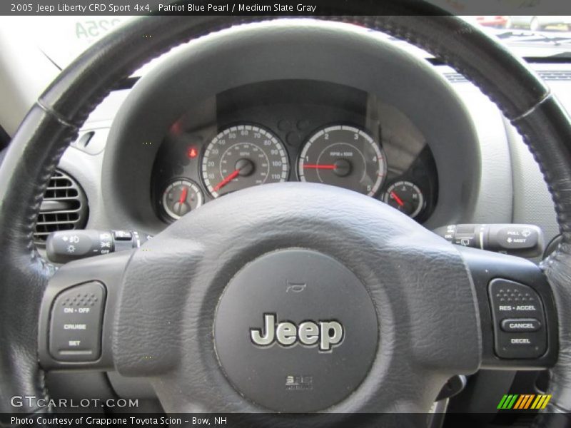 Patriot Blue Pearl / Medium Slate Gray 2005 Jeep Liberty CRD Sport 4x4