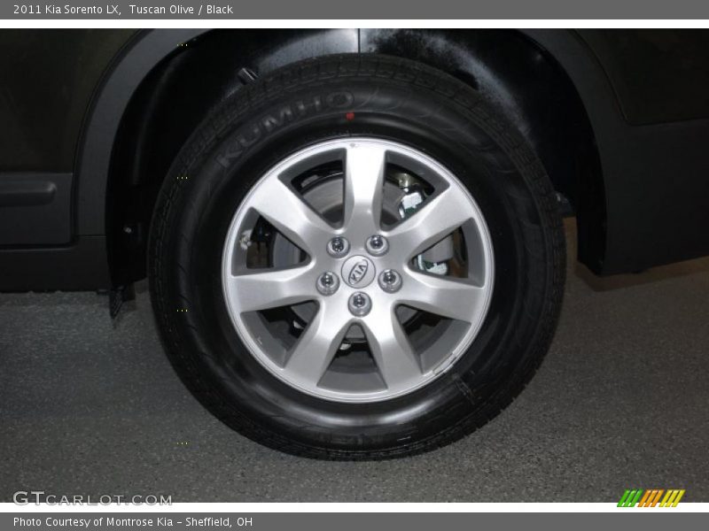 Tuscan Olive / Black 2011 Kia Sorento LX