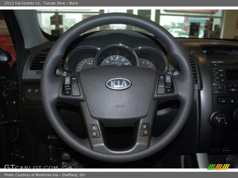 Tuscan Olive / Black 2011 Kia Sorento LX