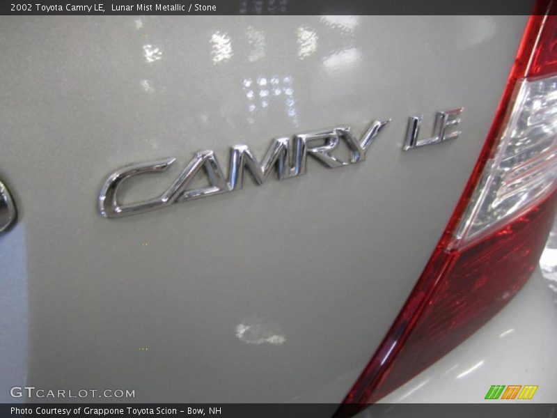 Lunar Mist Metallic / Stone 2002 Toyota Camry LE