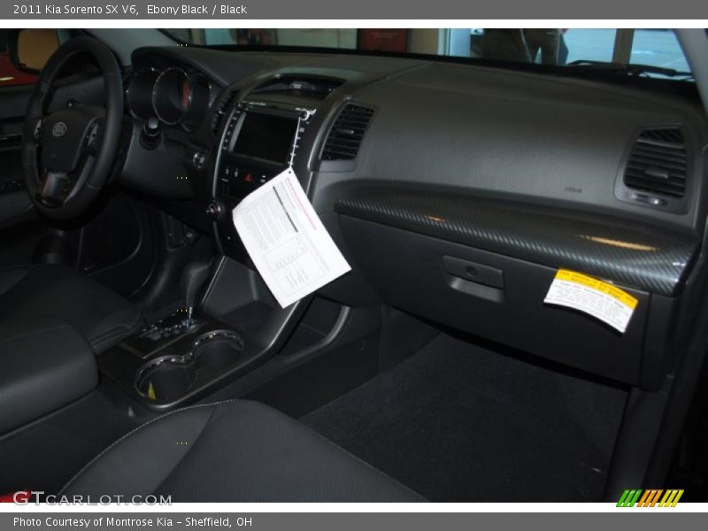 Ebony Black / Black 2011 Kia Sorento SX V6