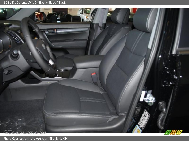 Ebony Black / Black 2011 Kia Sorento SX V6