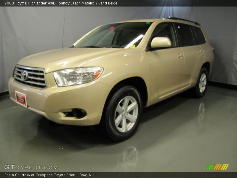 Sandy Beach Metallic / Sand Beige 2008 Toyota Highlander 4WD