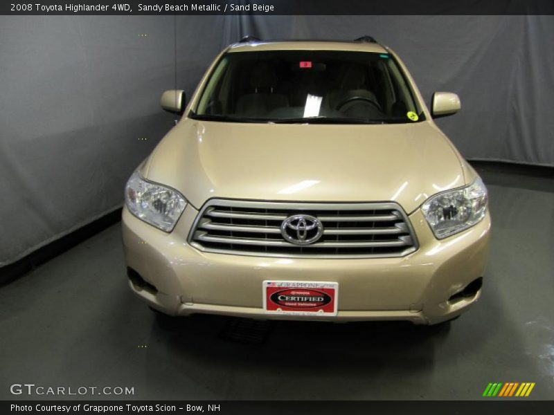 Sandy Beach Metallic / Sand Beige 2008 Toyota Highlander 4WD