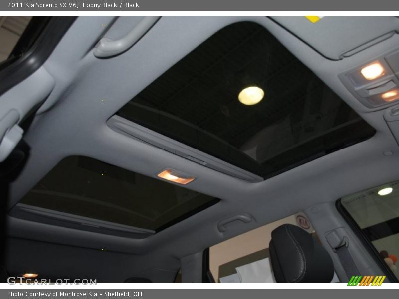 Ebony Black / Black 2011 Kia Sorento SX V6