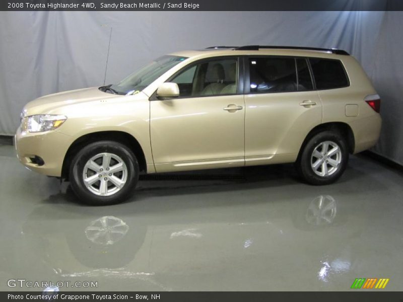 Sandy Beach Metallic / Sand Beige 2008 Toyota Highlander 4WD