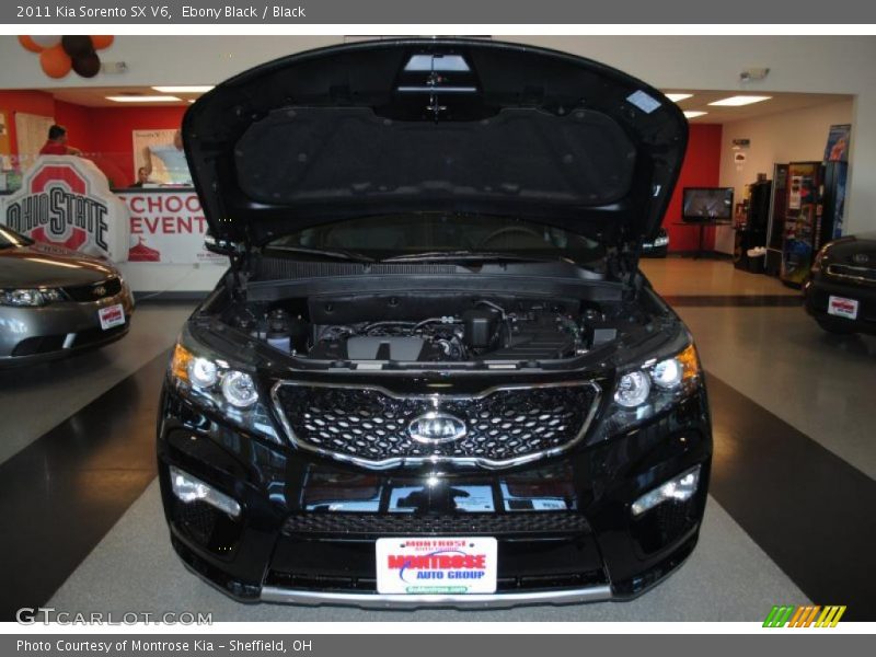 Ebony Black / Black 2011 Kia Sorento SX V6