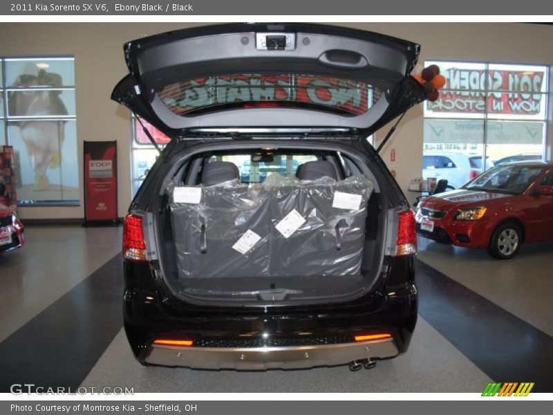 Ebony Black / Black 2011 Kia Sorento SX V6