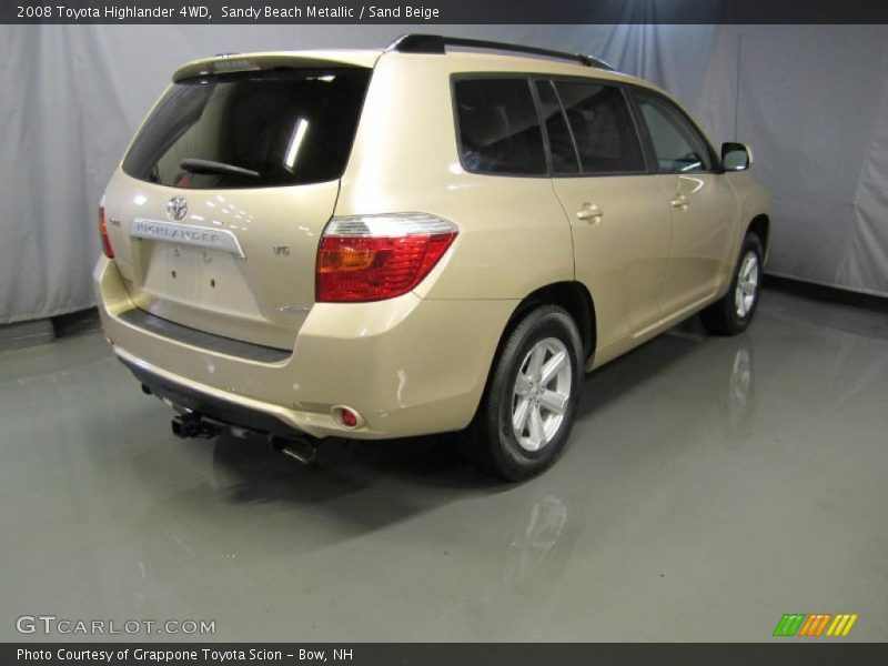Sandy Beach Metallic / Sand Beige 2008 Toyota Highlander 4WD