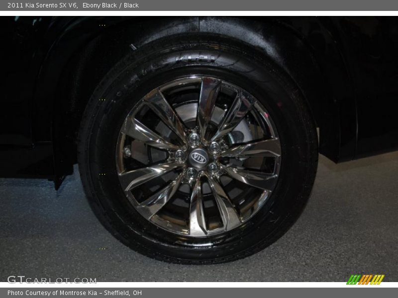 Ebony Black / Black 2011 Kia Sorento SX V6
