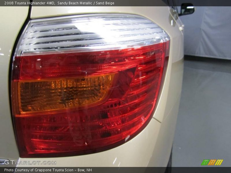 Sandy Beach Metallic / Sand Beige 2008 Toyota Highlander 4WD