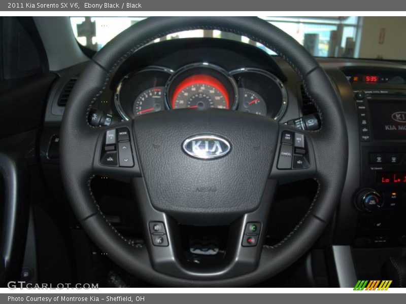 Ebony Black / Black 2011 Kia Sorento SX V6