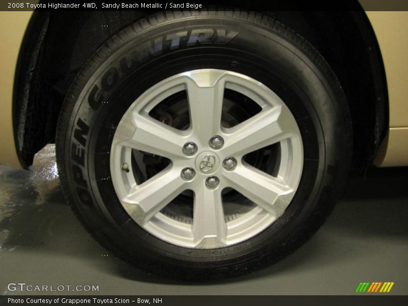 Sandy Beach Metallic / Sand Beige 2008 Toyota Highlander 4WD