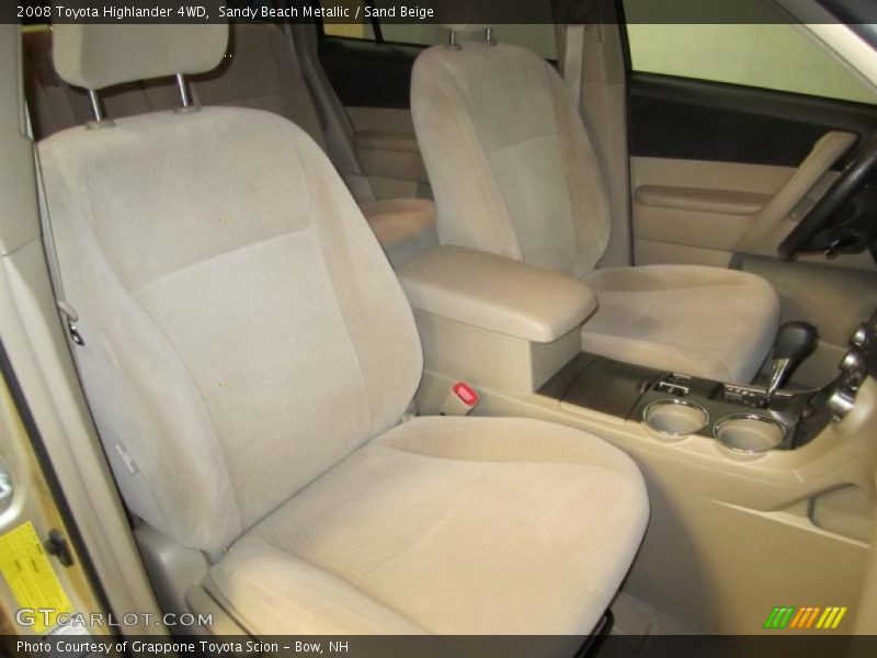 Sandy Beach Metallic / Sand Beige 2008 Toyota Highlander 4WD