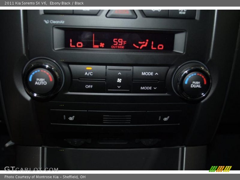 Ebony Black / Black 2011 Kia Sorento SX V6