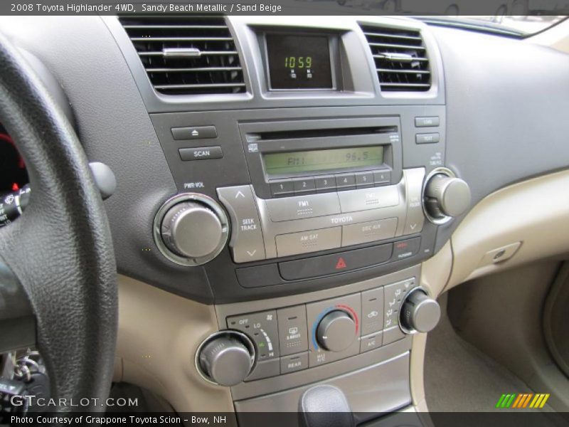 Sandy Beach Metallic / Sand Beige 2008 Toyota Highlander 4WD