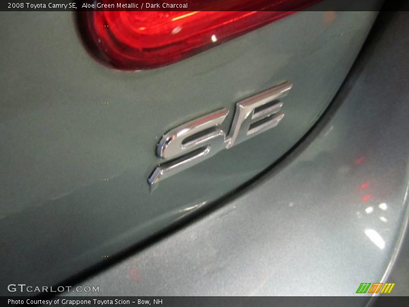 Aloe Green Metallic / Dark Charcoal 2008 Toyota Camry SE