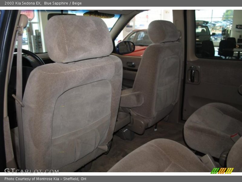 Blue Sapphire / Beige 2003 Kia Sedona EX