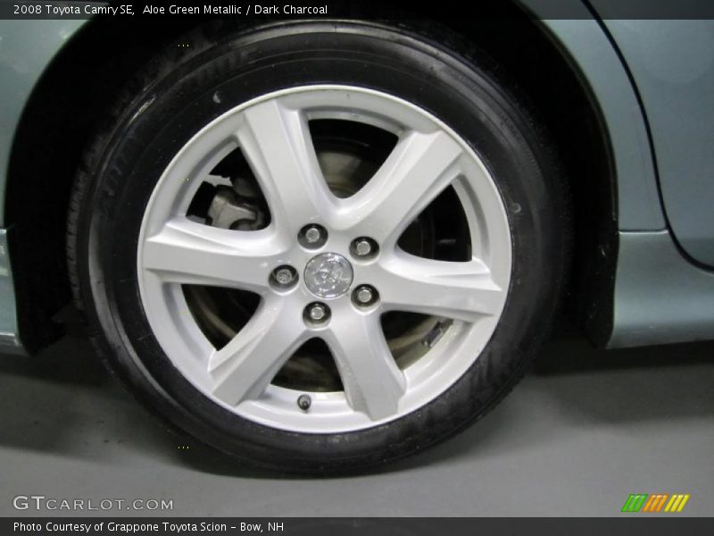 Aloe Green Metallic / Dark Charcoal 2008 Toyota Camry SE