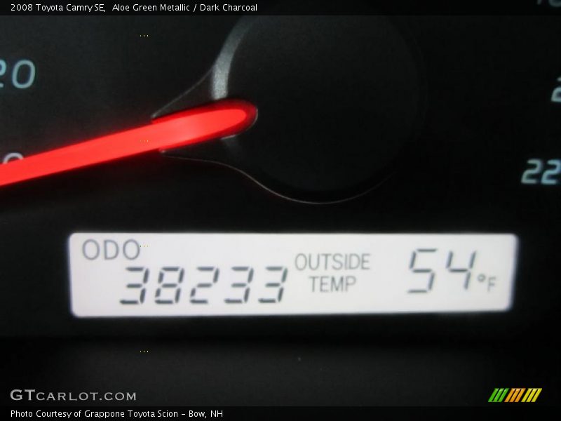 Aloe Green Metallic / Dark Charcoal 2008 Toyota Camry SE