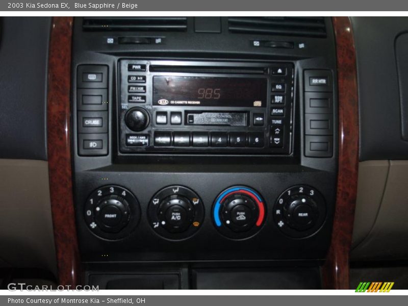 Blue Sapphire / Beige 2003 Kia Sedona EX