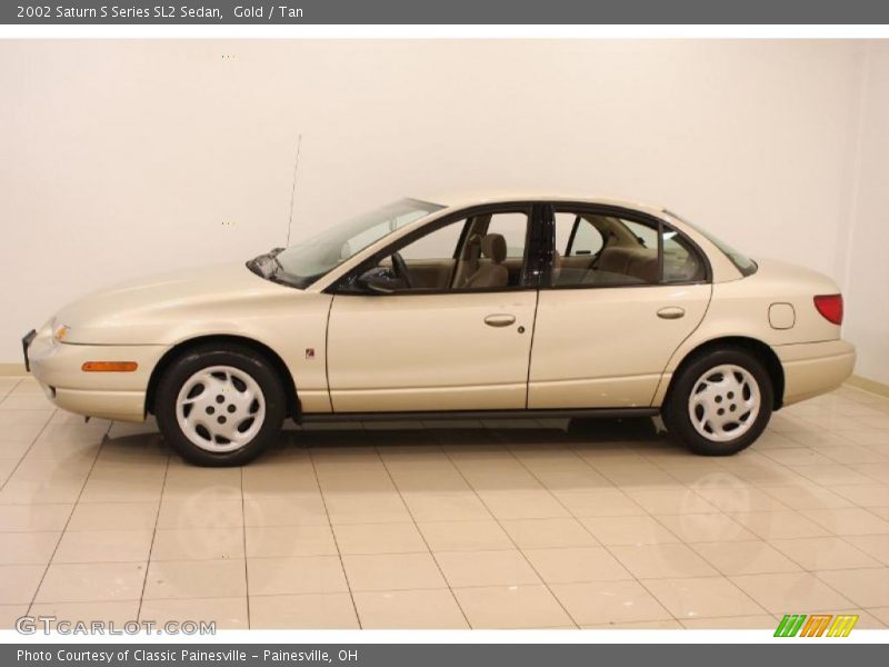 Gold / Tan 2002 Saturn S Series SL2 Sedan