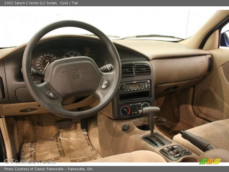 Gold / Tan 2002 Saturn S Series SL2 Sedan