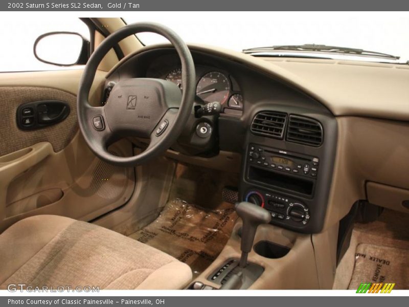 Gold / Tan 2002 Saturn S Series SL2 Sedan