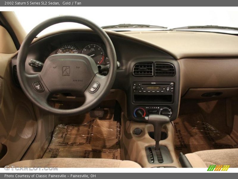 Gold / Tan 2002 Saturn S Series SL2 Sedan