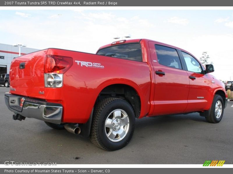 Radiant Red / Beige 2007 Toyota Tundra SR5 TRD CrewMax 4x4