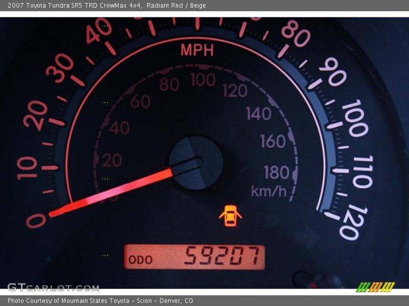 Radiant Red / Beige 2007 Toyota Tundra SR5 TRD CrewMax 4x4