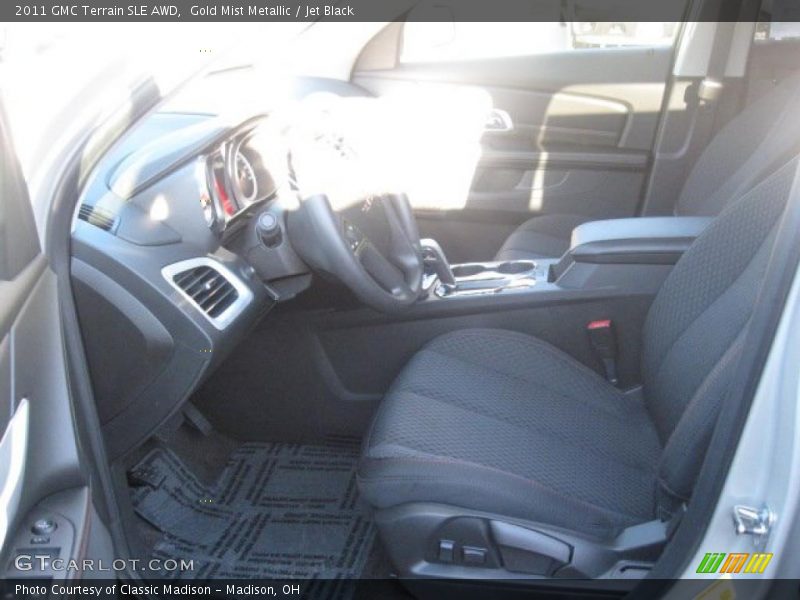 Gold Mist Metallic / Jet Black 2011 GMC Terrain SLE AWD