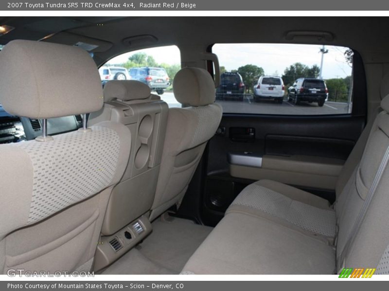 Radiant Red / Beige 2007 Toyota Tundra SR5 TRD CrewMax 4x4