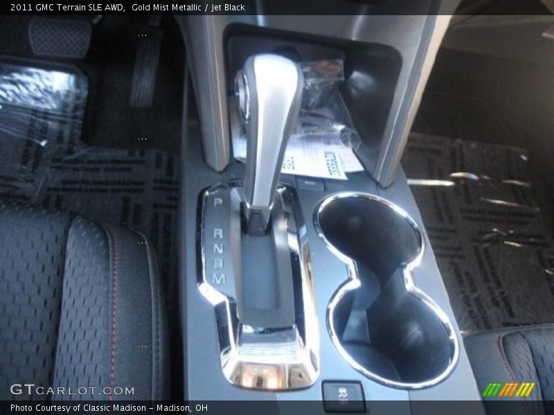 Gold Mist Metallic / Jet Black 2011 GMC Terrain SLE AWD