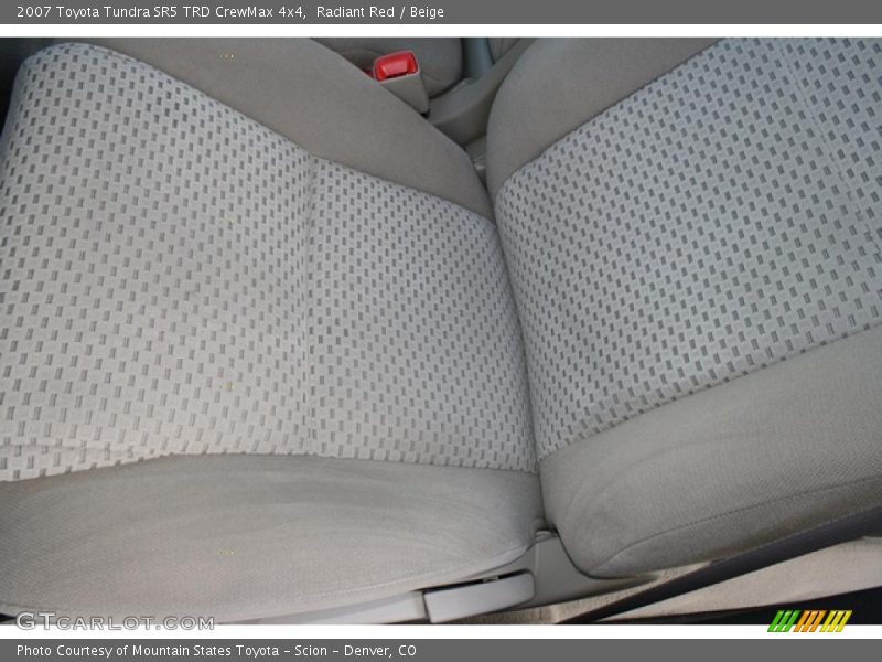 Radiant Red / Beige 2007 Toyota Tundra SR5 TRD CrewMax 4x4