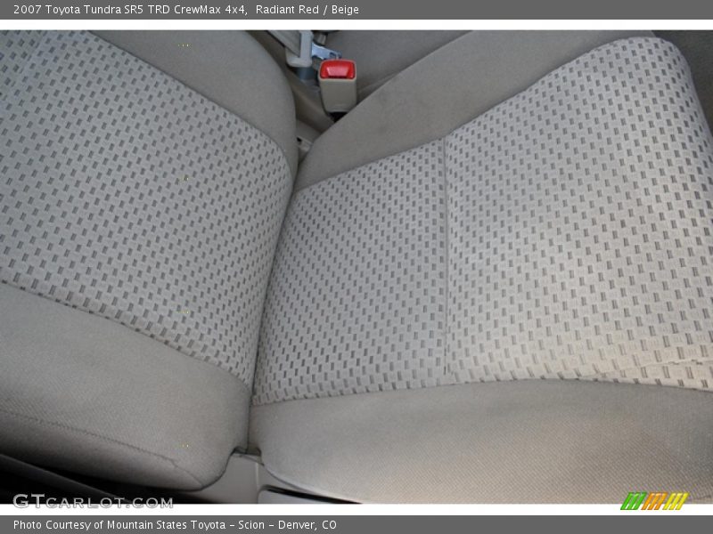 Radiant Red / Beige 2007 Toyota Tundra SR5 TRD CrewMax 4x4