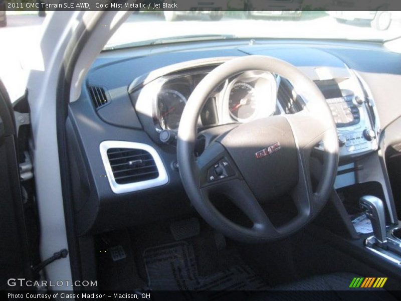Gold Mist Metallic / Jet Black 2011 GMC Terrain SLE AWD