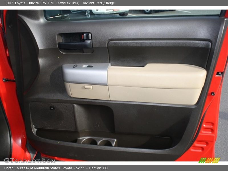 Radiant Red / Beige 2007 Toyota Tundra SR5 TRD CrewMax 4x4