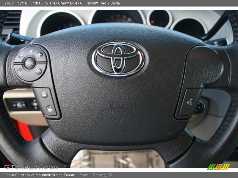 Radiant Red / Beige 2007 Toyota Tundra SR5 TRD CrewMax 4x4