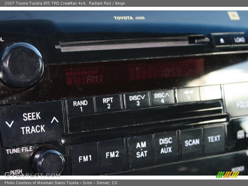 Radiant Red / Beige 2007 Toyota Tundra SR5 TRD CrewMax 4x4