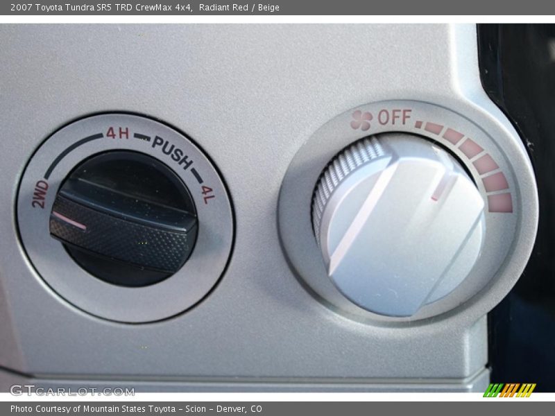Radiant Red / Beige 2007 Toyota Tundra SR5 TRD CrewMax 4x4