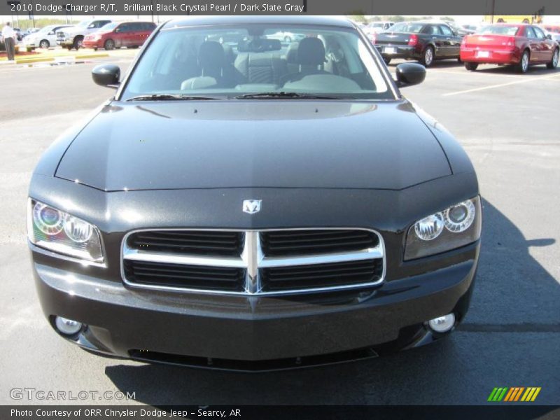 Brilliant Black Crystal Pearl / Dark Slate Gray 2010 Dodge Charger R/T
